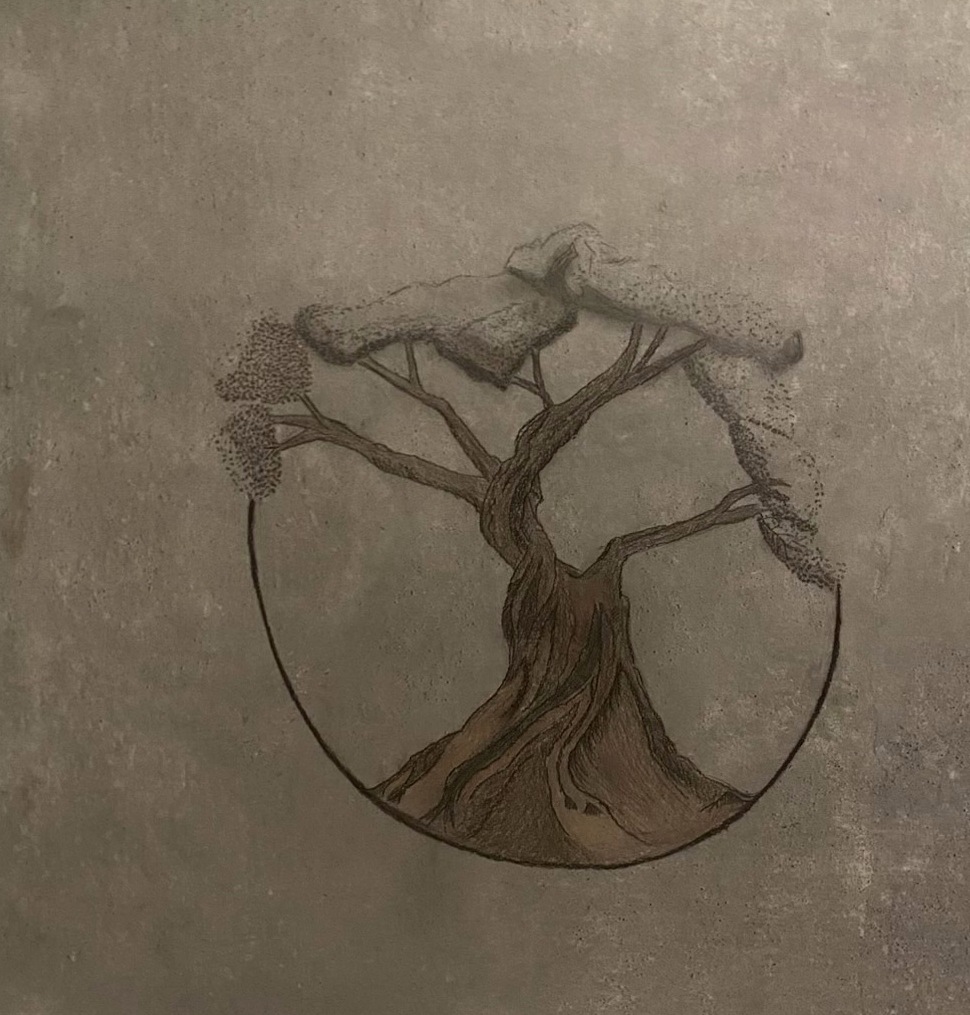 Pierre chauffante MIADEA — Pierre gravée — l'arbre